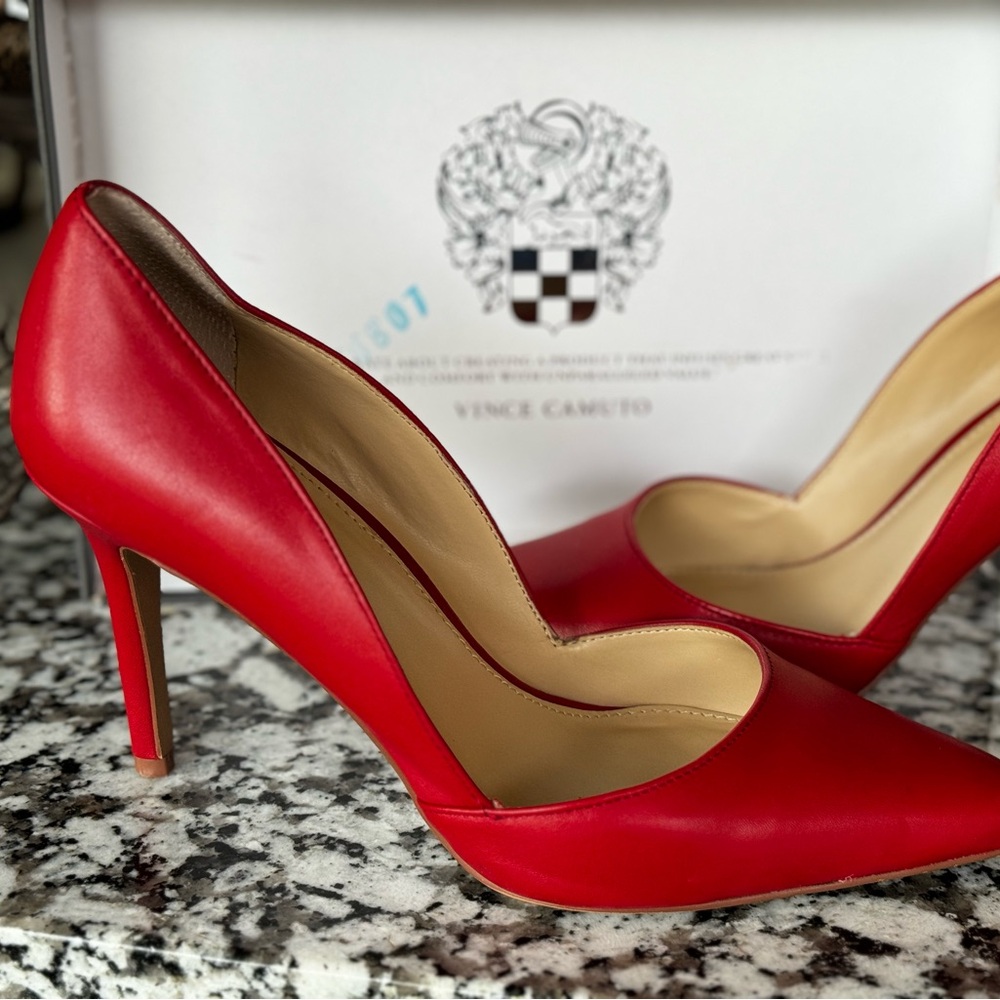 Vince Camuto Red  Muse Heels